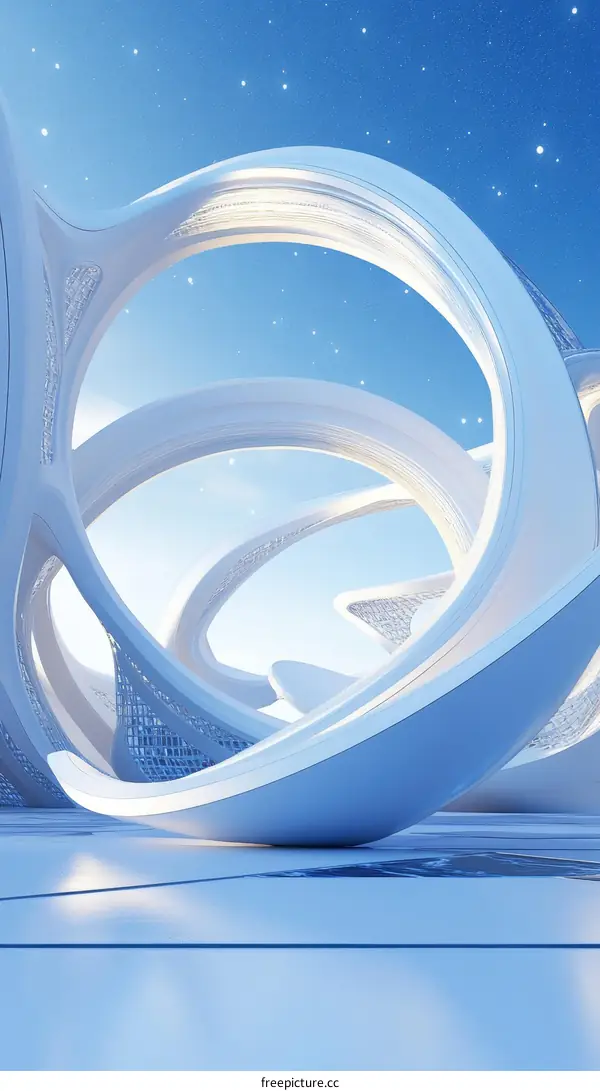 Abstract Futuristic Architectural Design