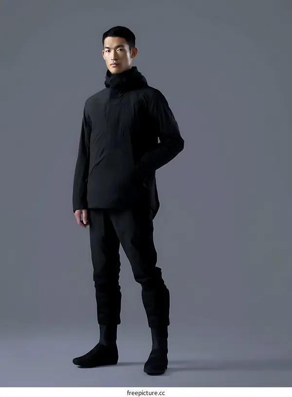 Modern Mans Stylish Black Outfit