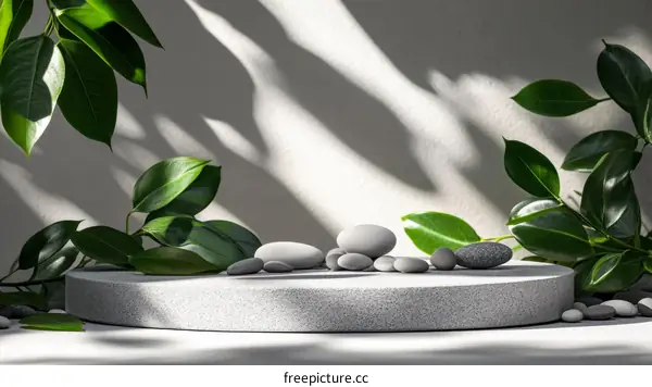 Modern Minimalist Natural Stone Display