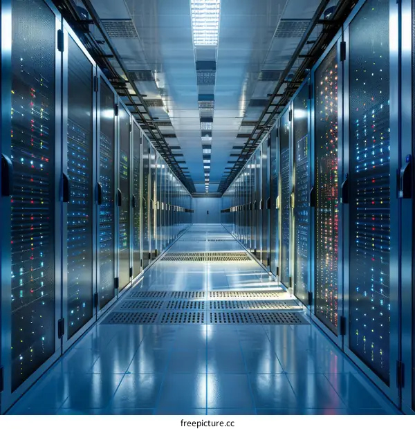 Server Room Data Center Network Technology