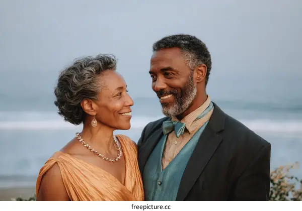 Couple Posing at the Beachside Portrait