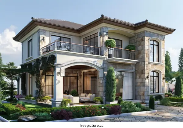 Luxurious House with Stunning Garden