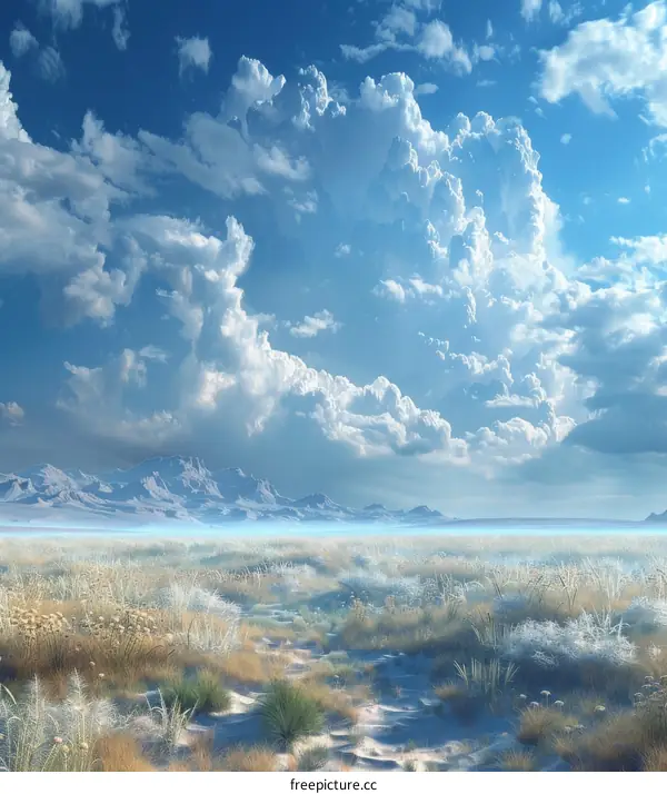 The clouds are so beautiful and the mountains are so majestic