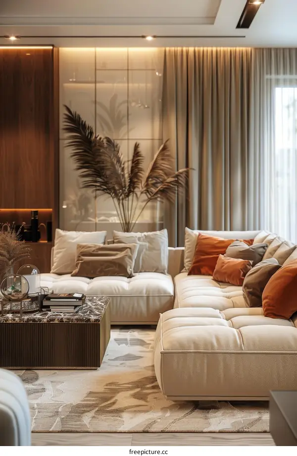 Modern Minimalist Living Room Interior Design