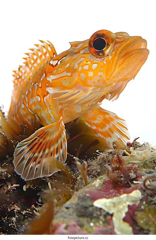 A Picture of an Orange Fish