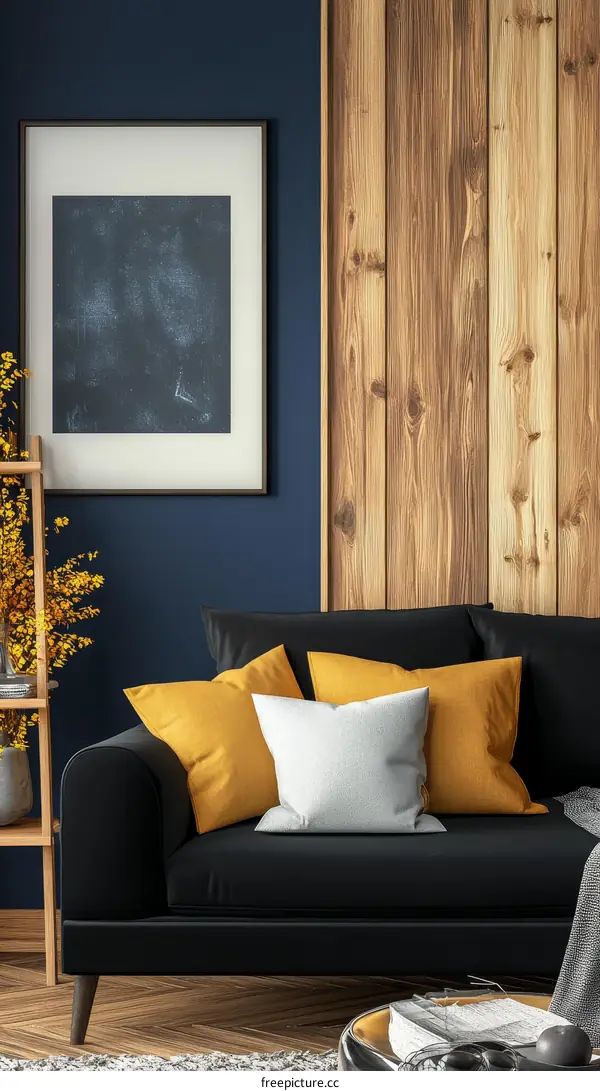 Modern Living Room Interior Design Illustration