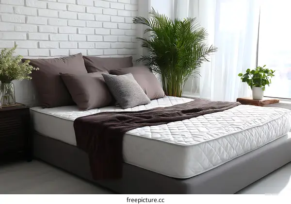 Modern Bedroom with a Comfortable Mattress
