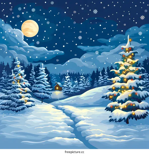 Snowy Winter Landscape