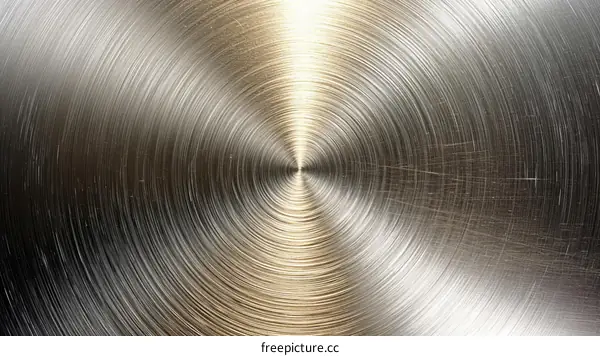 Silver and gold concentric circles background