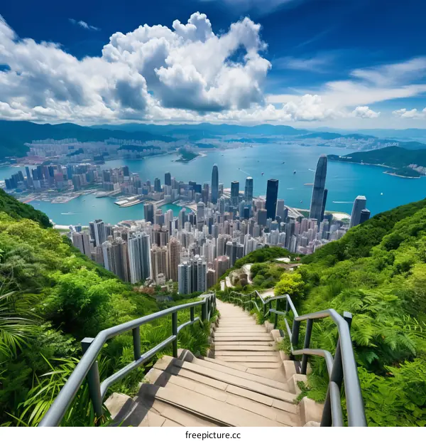 Hong Kong Cityscape from Above