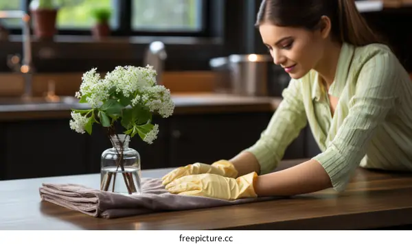 Domestic chores and home cleaning