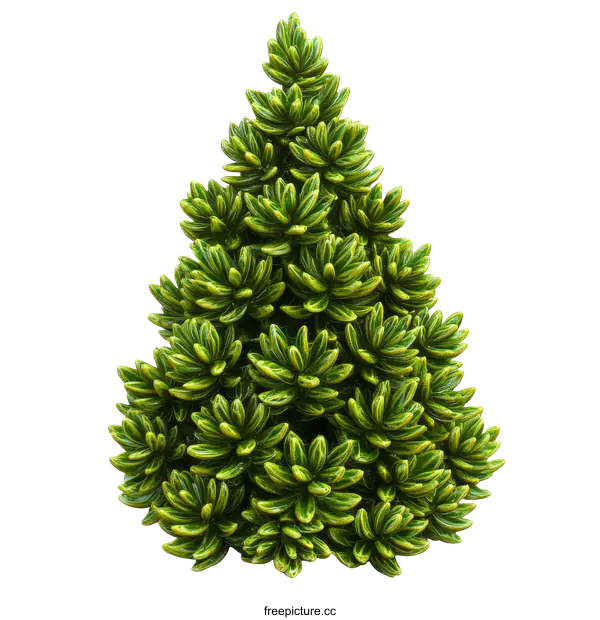 [Transparent Background PNG]3D Christmas Tree Illustration