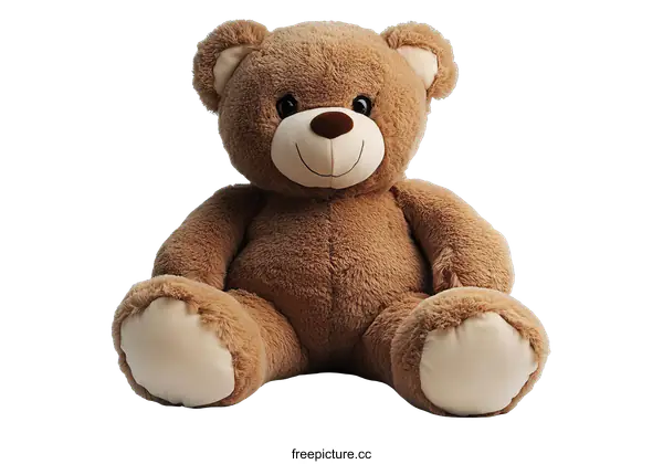 [Transparent Background PNG]Large Brown Teddy Bear Plush Toy