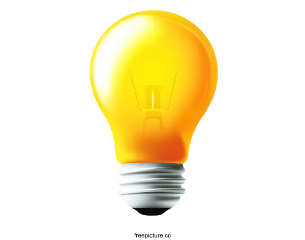 [Transparent Background PNG]Bright Idea Lightbulb Illustration