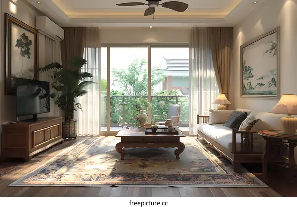 Chinese style living room design