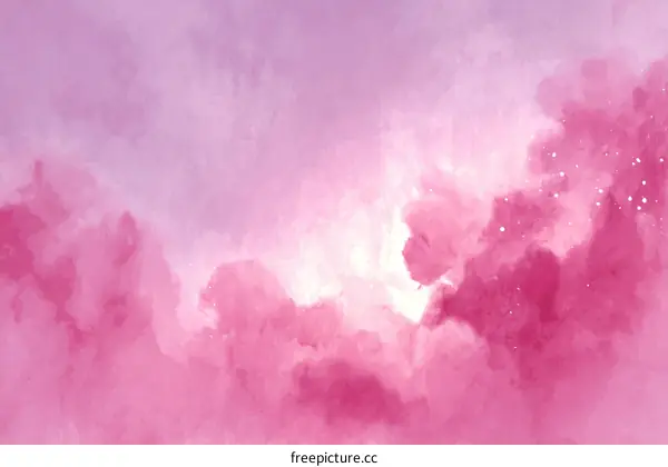 Abstract Watercolor Sky Background
