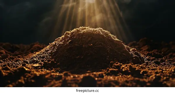 Fertile Soil Illuminated by a Ray of Light