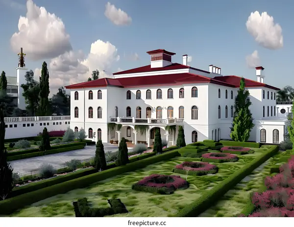 Luxury Mansion With Beautiful Garden