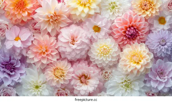 A Multitude of Multi-Colored Flowers