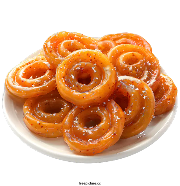 [Transparent Background PNG]Indian Sweet Jalebi