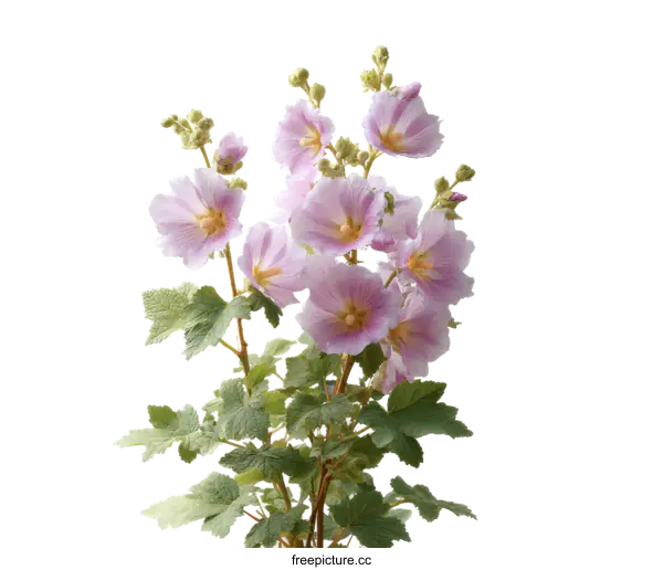 [Transparent Background PNG]Beautiful Pink Flowers in Close-up