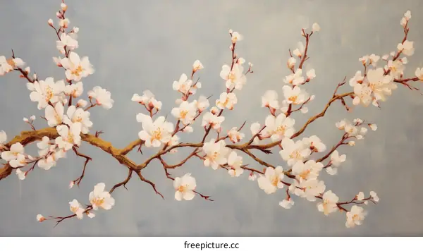 White Flowers in Bloom