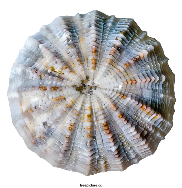 [Transparent Background PNG]Close-up of a sand dollar test