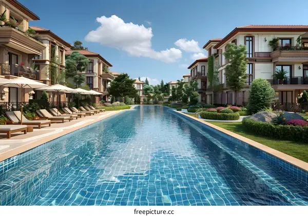 Luxury Villa Swimming Pool  Architectural Design