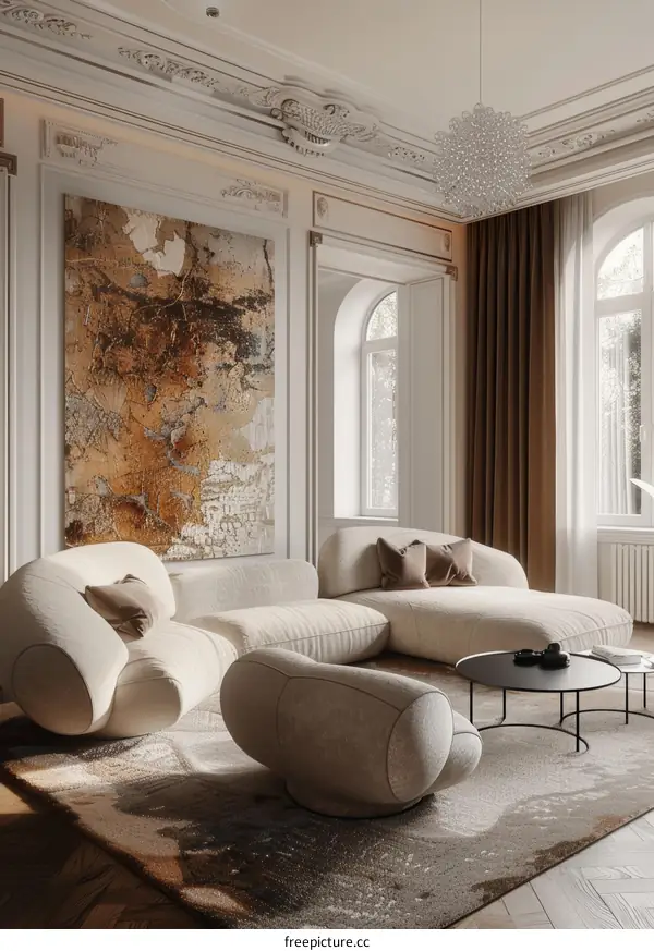 Modern Minimalist Living Room Interior Design