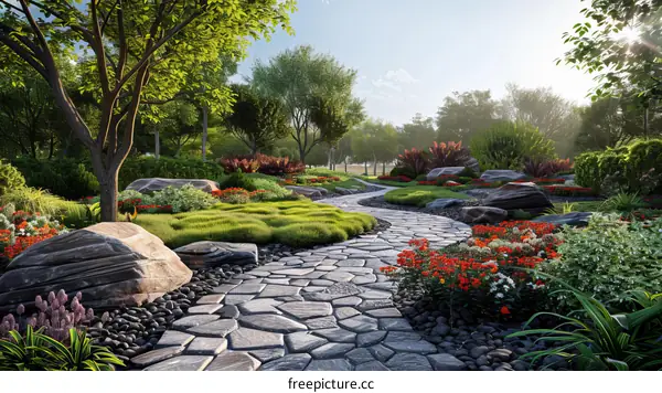 Garden Landscape Design Renderings