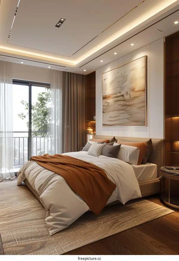 Modern bedroom interior design