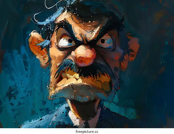 Portrait of an Angry Man