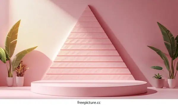 Pink Minimalist Product Showcase