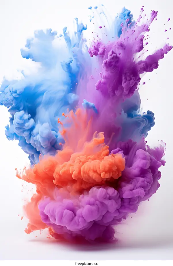 Colorful Smoke Explosion
