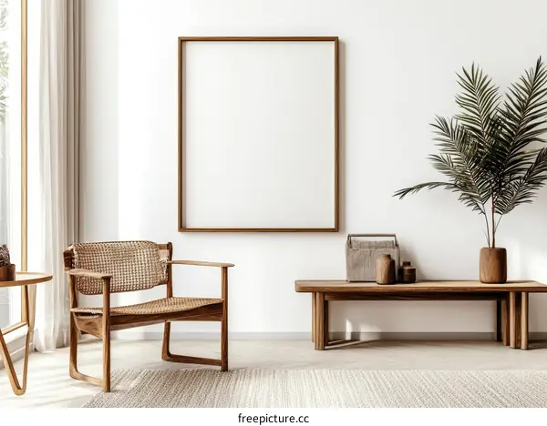 Modern Wooden Living Room Interior Design