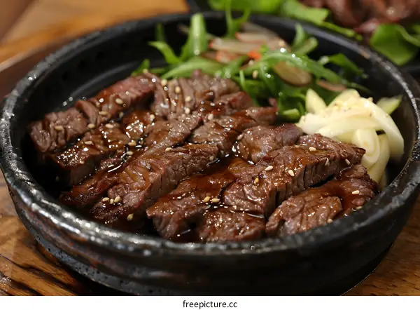 Sizzling Grilled Beef Strips