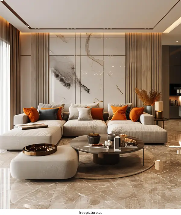 Modern Minimalist Living Room Interior Design