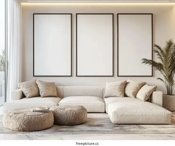 Modern Minimalist Living Room Interior Design