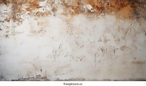 Old Weathered White Wall Texture Background
