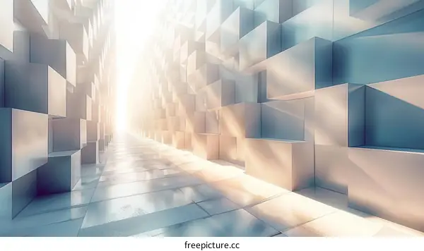 Futuristic Sci-Fi Cityscape Illustration