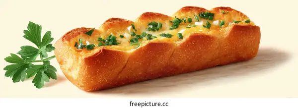 Delicious Garlic Bread with Cheese and Herbs