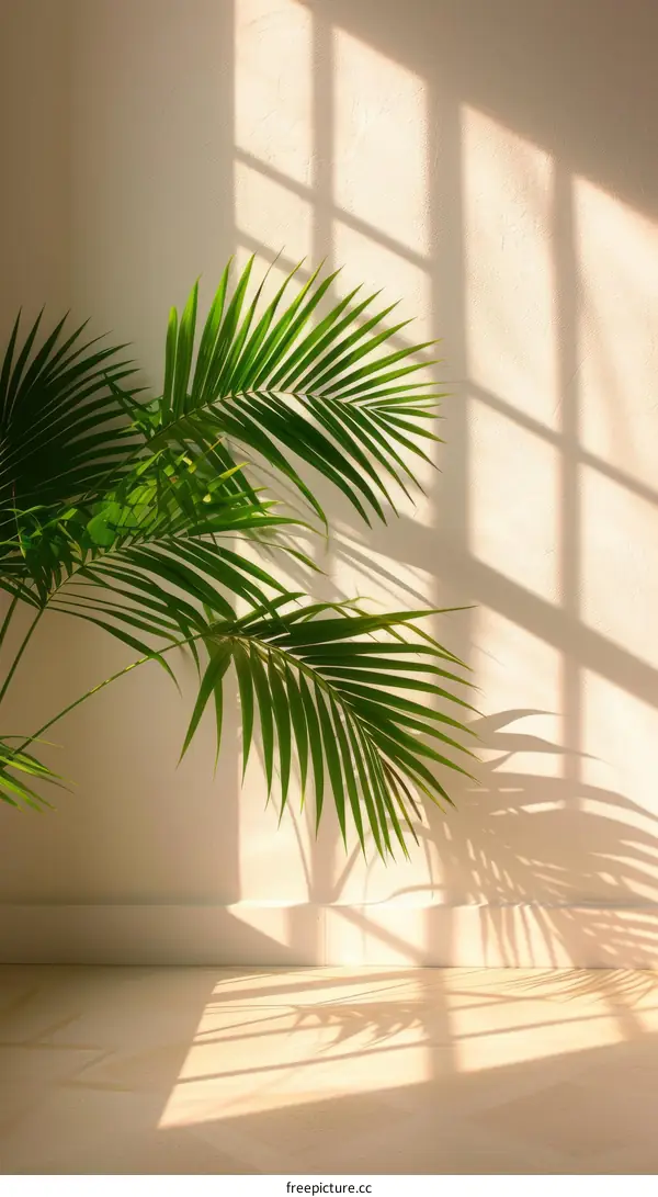 Indoor potted green plants by the window