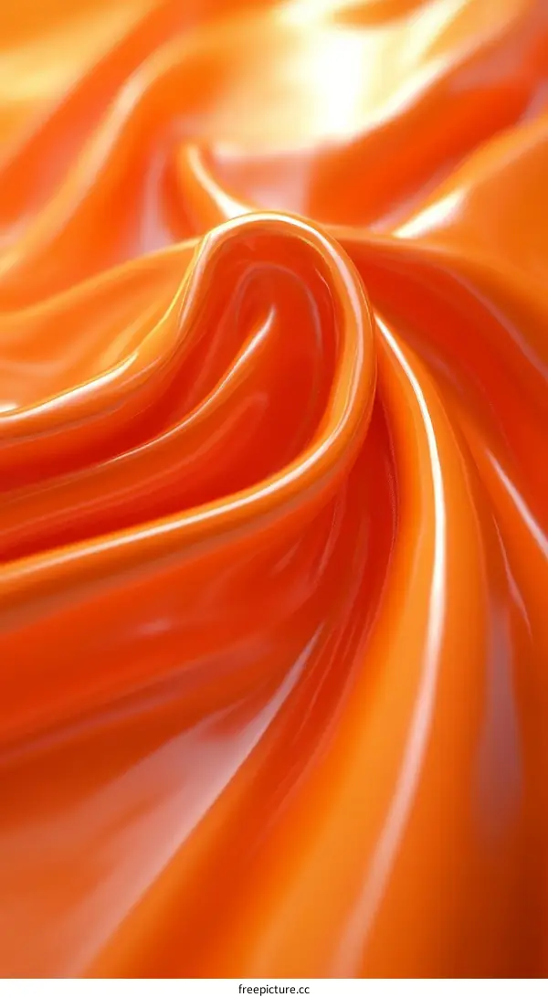 Orange Abstract Fabric Texture