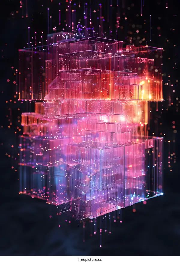 Abstract Structure Digital Art