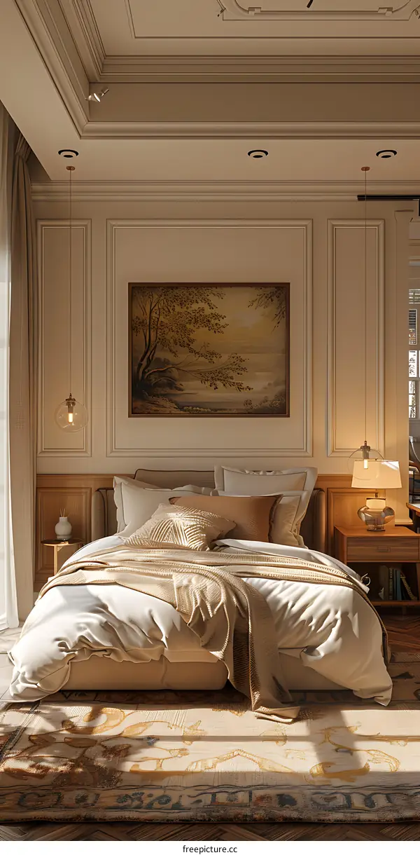 European-style bedroom