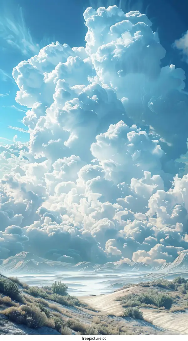 Majestic Mountain Ranges Under Dramatic Cloud Formations