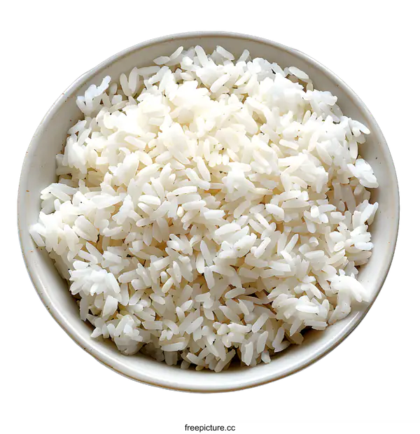 [Transparent Background PNG]bowl of white rice