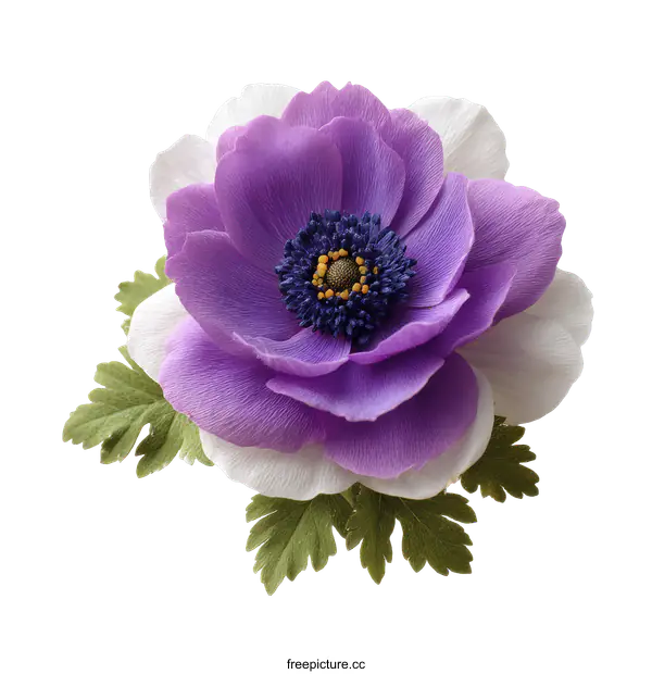 [Transparent Background PNG]Beautiful Purple and White Paper Flower Arrangement