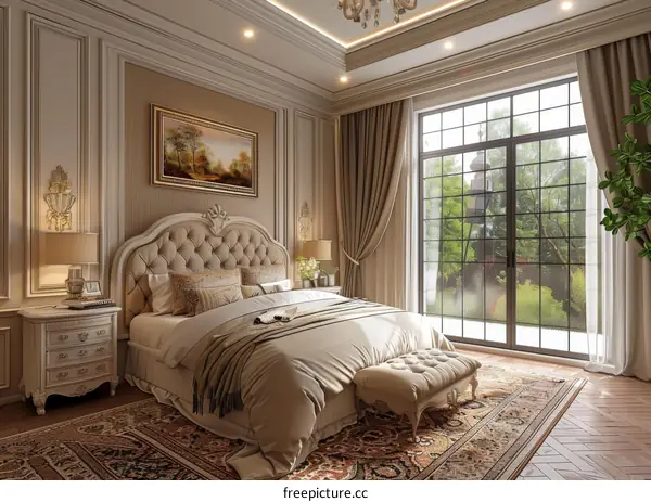 Luxurious Bedroom Design in European Style