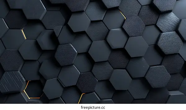 Abstract Geometric Hexagon Pattern Background
